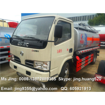 2015 NEW EURO IV 5000 liters mini fuel tanker,mobile fuel tanker truck with fuel dispenser